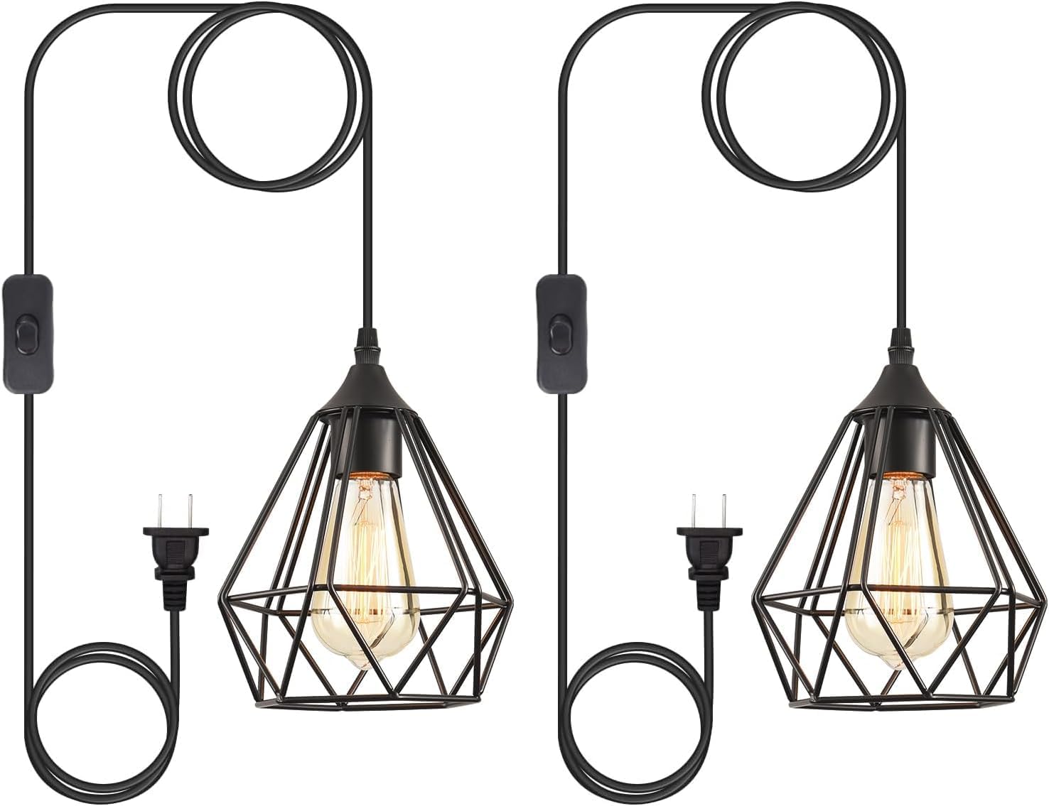 Farmhouse Pendant Lighting,Chandelier Industrial Pendant Light, Modern Kitchen Island Lights Fixtures Ceiling Hanging Dining Room Living Room
