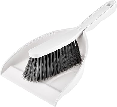 SUBEKYU Hand Broom and Dustpan Set | Mini Dustpan and Brush Set, Handheld Dust Pan