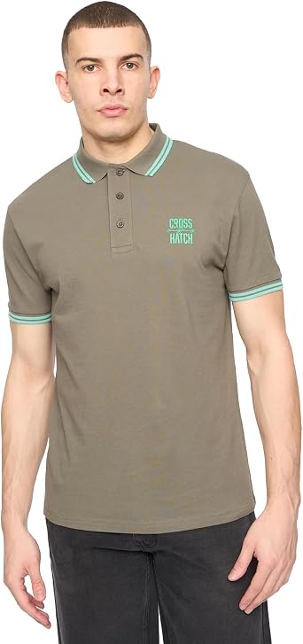 Crosshatch - CHANGRA Polo Shirt - Man M Dark Sage