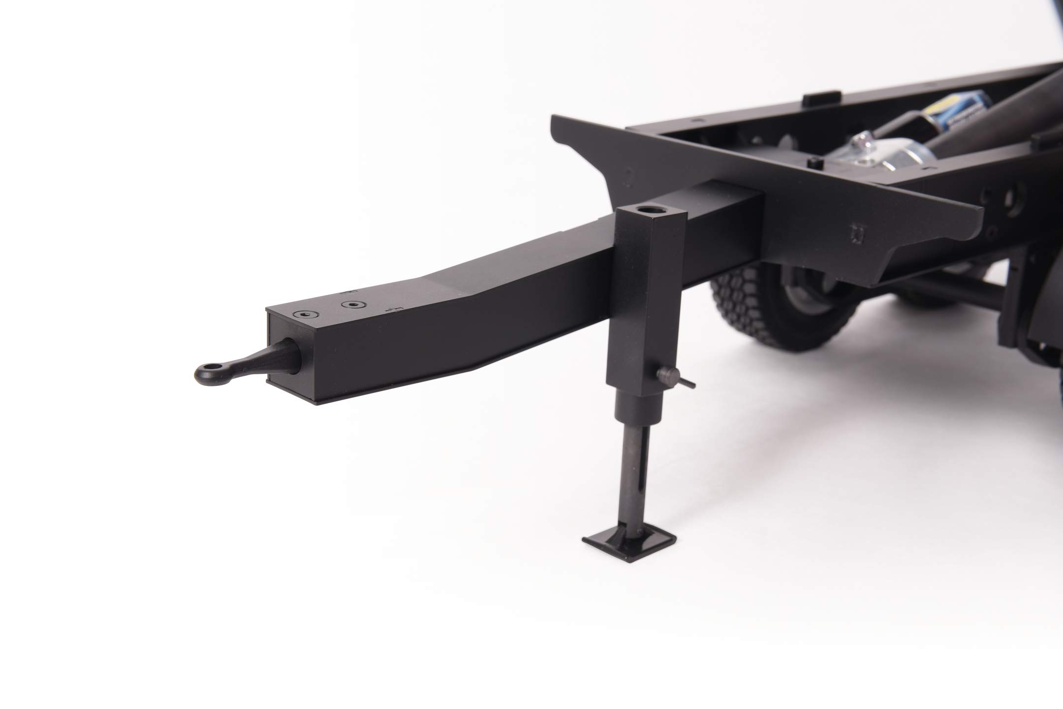 Carson Modellsport 500907425 Remolque de 2 Ejes con Centro de inclinación 1:14 - Montaje de Modelo de camión RC Compatible con Tamiya, Accesorios a Escala 1:14