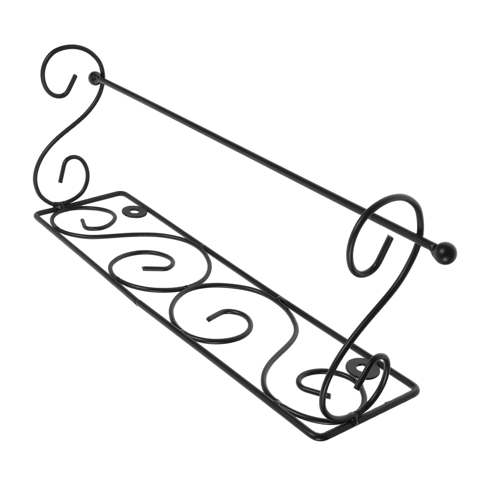 BRIGHTFUFU Vintage Wall Mount Paper Roll Shelf Rustic Paper Holder Industrial Style for Kitchen Bathroom Decorative Paper Towel Rack