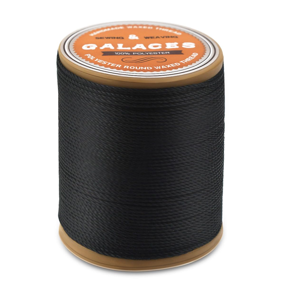 Waxed Cord for Jewelry Making Black Wax Cord String for Bracelet Necklace Waxed Beading Cord 76 Yards Waxed Thread Macrame Supplies 0.8mm Waxed Polyester Cord for Bracelets Waxed Crafting Rope (Black)