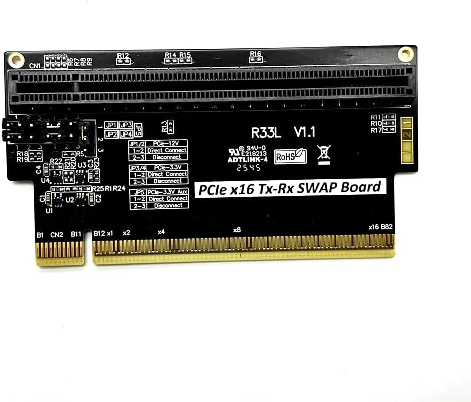 JMT ADT-R33 PCIe 4.0 x16 Tx-Rx Switch Card 256Gbps High Speed (R33L)