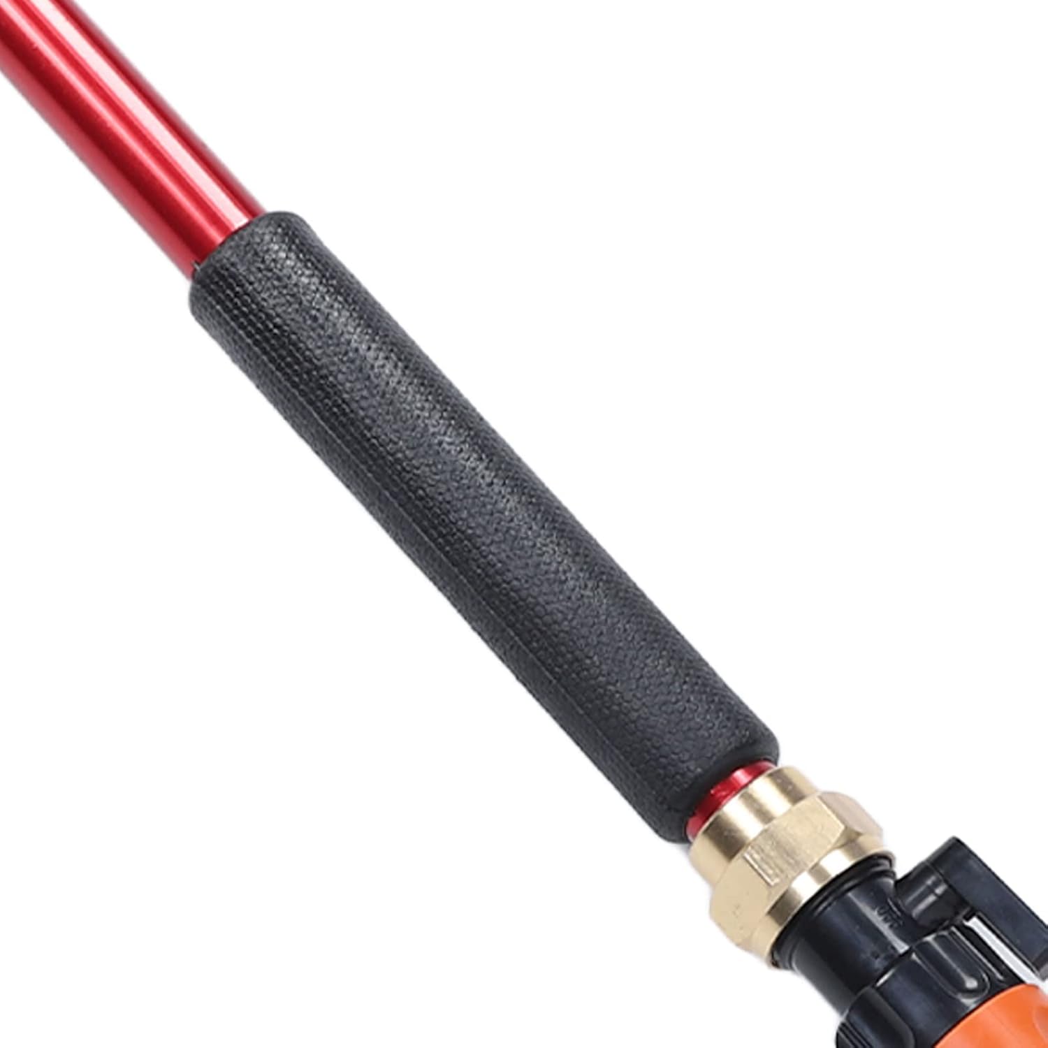 Adjustable Water Sprayer Wand - High Rise Stick Sprinkler for Ground & Greenhouse Irrigation, Durable Aluminum Alloy & Plastic Plant Watering Wand for Garden(90cm)