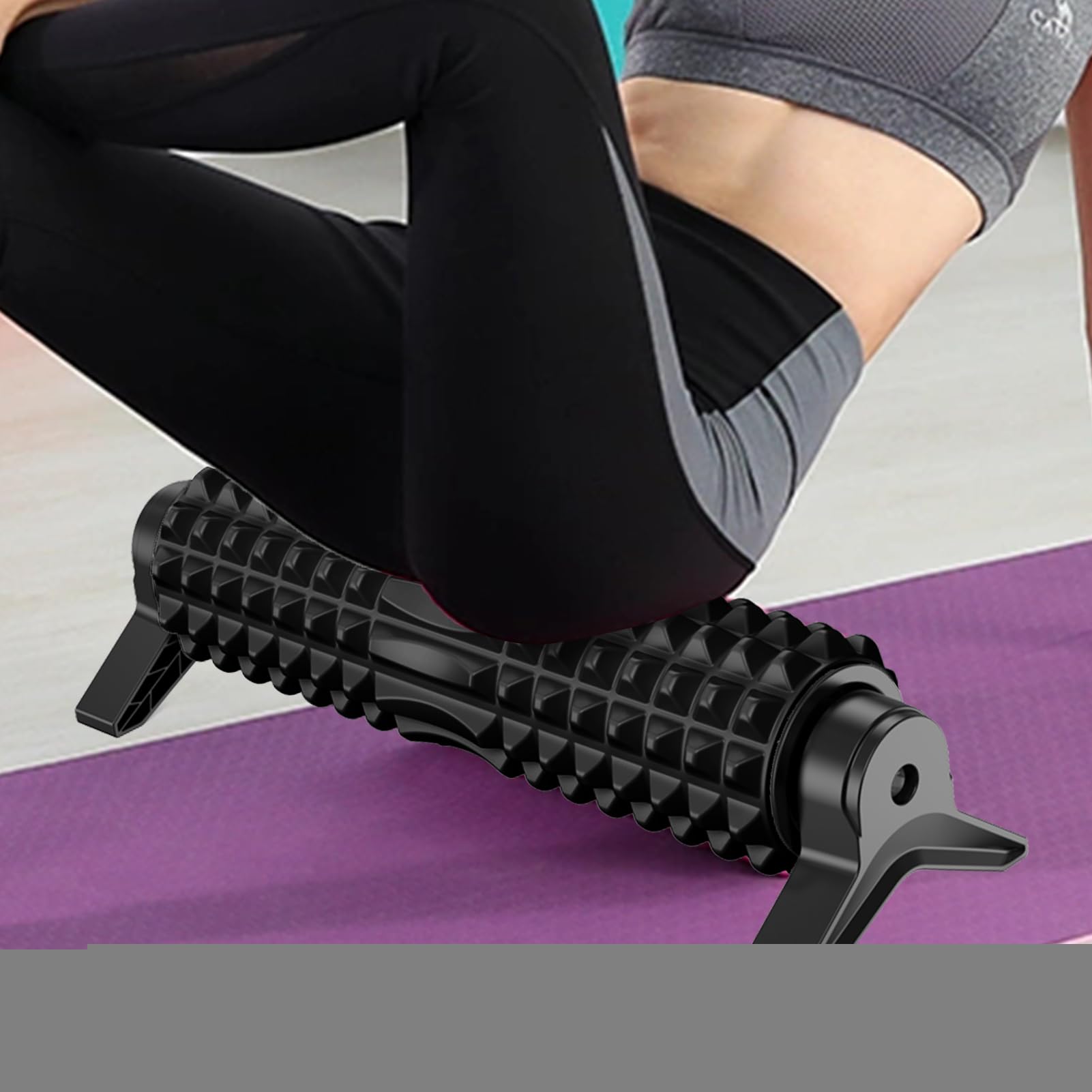 Yoga Faszienrolle Runde Massage Rolle | Beinmassagegerät Yogaszäule Für Den Rücken Für Männer Frauen Home Gym Training Pilates Regeneration Nacken Rücken Beine
