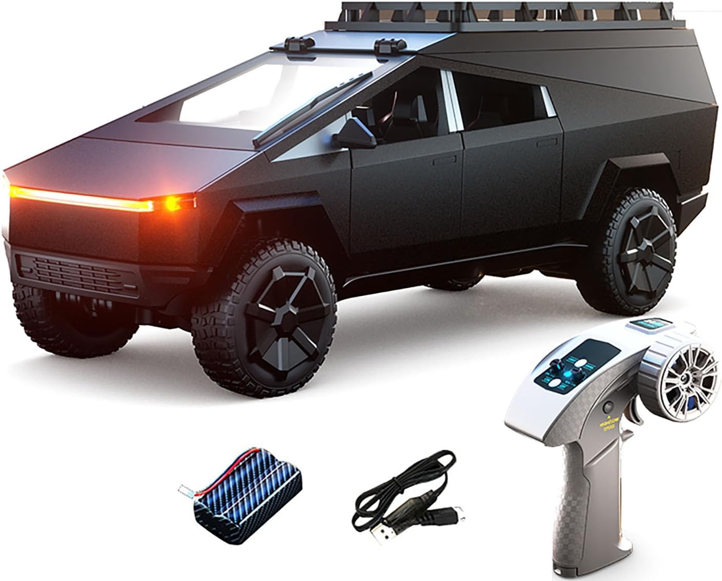 TOUCAN RC HOBBY 1/18 C8817-B Remote Control Off Road Vehicle Camping Equipment 2 Speed Transmission RC Crawler LED Lighting Battery RTR