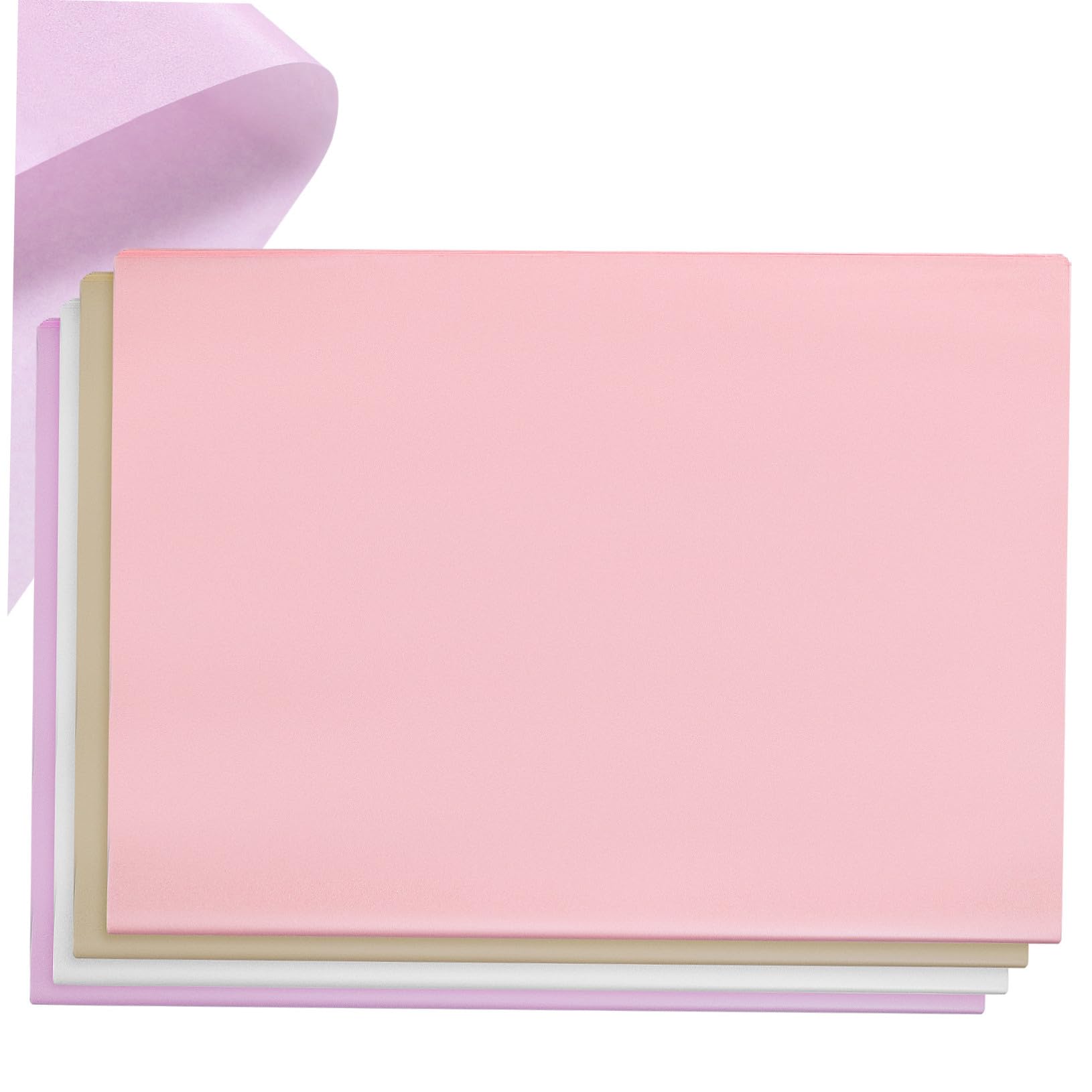 HOODANCOS 80 Arkuszy Papieru Do Pakowania Prezentów Bibułka Papier Do Pakowania Bukietów Biały Papier Bukietów