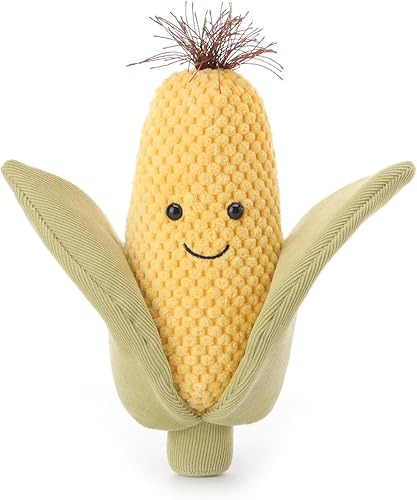 Miniatura 7 de Apricot Lamb Juguetes de comida de peluche de maíz fresco de peluche suave y tierno perfecto para niños de 6 pulgadas