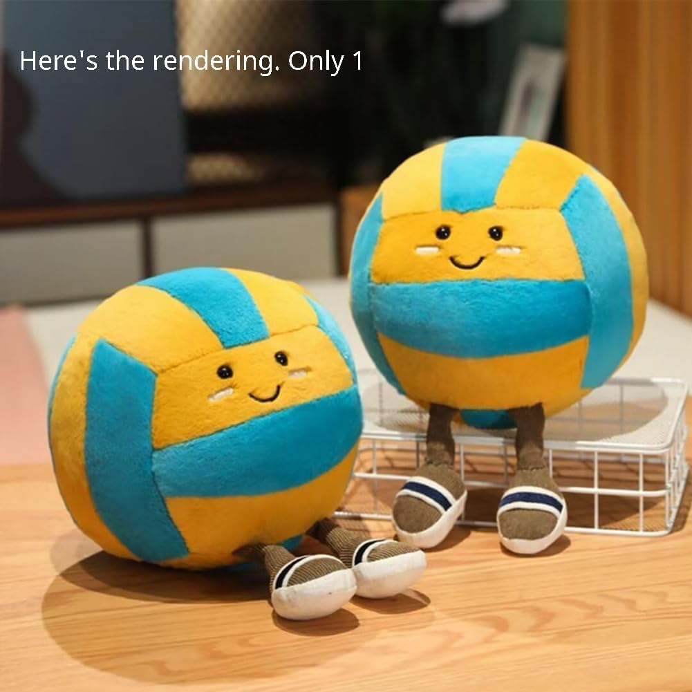 Toyvian – Pelota De Voleibol De Peluche Rosa, 22 Cm, Suave Y Decorativa, Para Niñas Y Fans Del Deporte