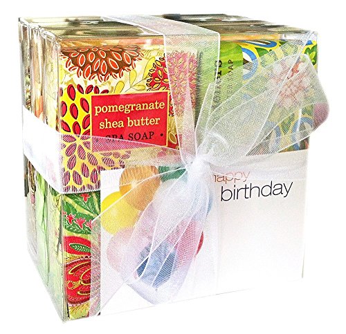 Birthday Soap Sampler Gift Set - Boxed Sets of 12 Assorted Scents