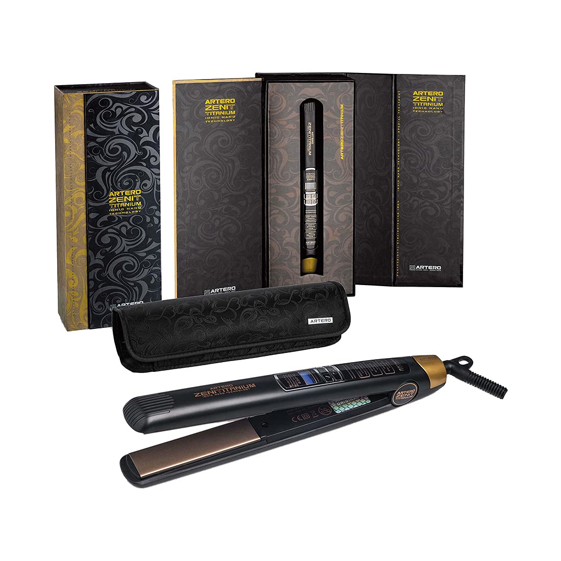 Artero Zenit Titanium, Plancha para el pelo