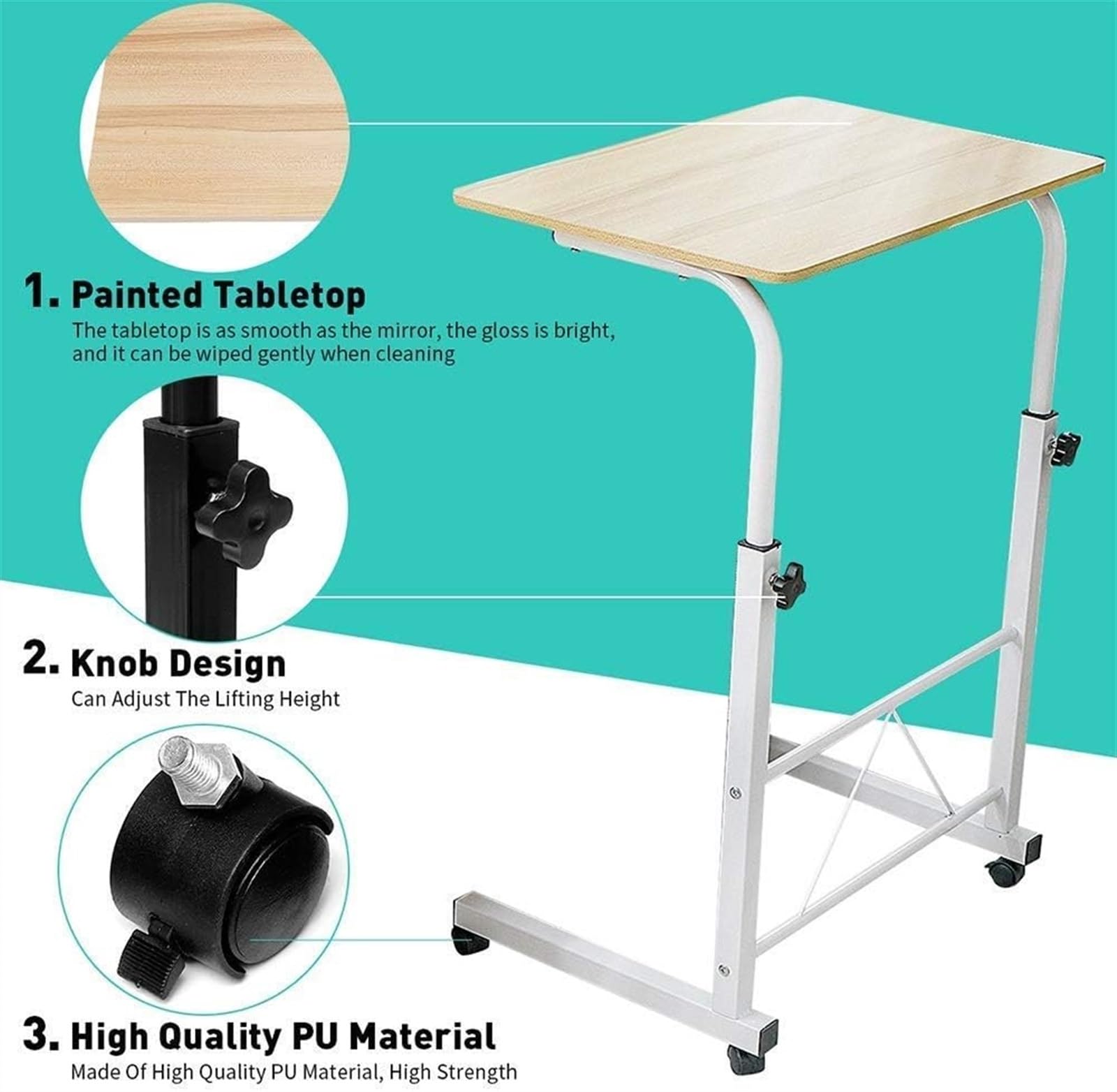 Amazon.co.jp: 折りたたみ式ラップトップデスク木製折りたたみテーブル