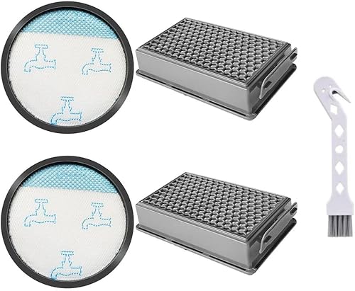 1 Unidades de filtros aptos para Rowenta Compact Power XXL RO4825EA, RO4871EA, RO4855EA Aspiradora Repuesto Filtros de Repuesto Barrido Piezas