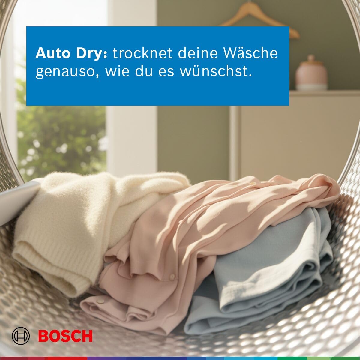 Bosch Serie 6 Wärmepumpentrockner 8 kg WQG235D00 Auto Dry Sensitive Drying-System