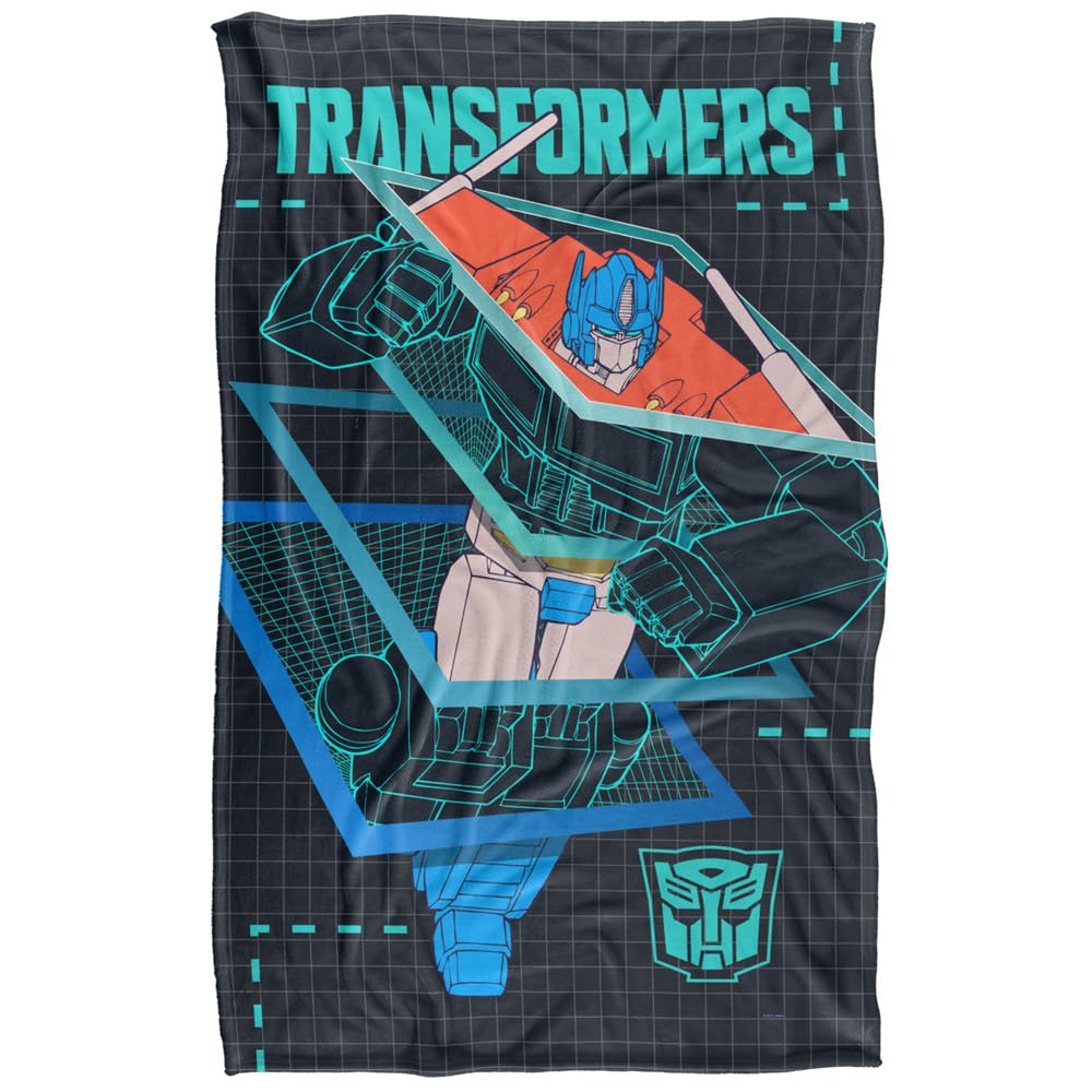 Plaid Transformers Optimus Prime : douceur cocooning pour vos soirées cinéma devant la télé