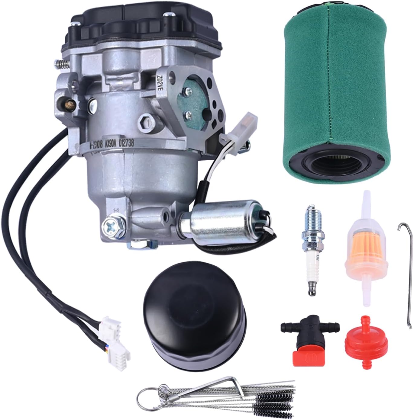 Mower Carburetor Carb Kit 651P06495 Compatible with CUB CADET XT1 LT42 AX90HU AX90HUA AX90HUB AX90HUC 547cc Engine