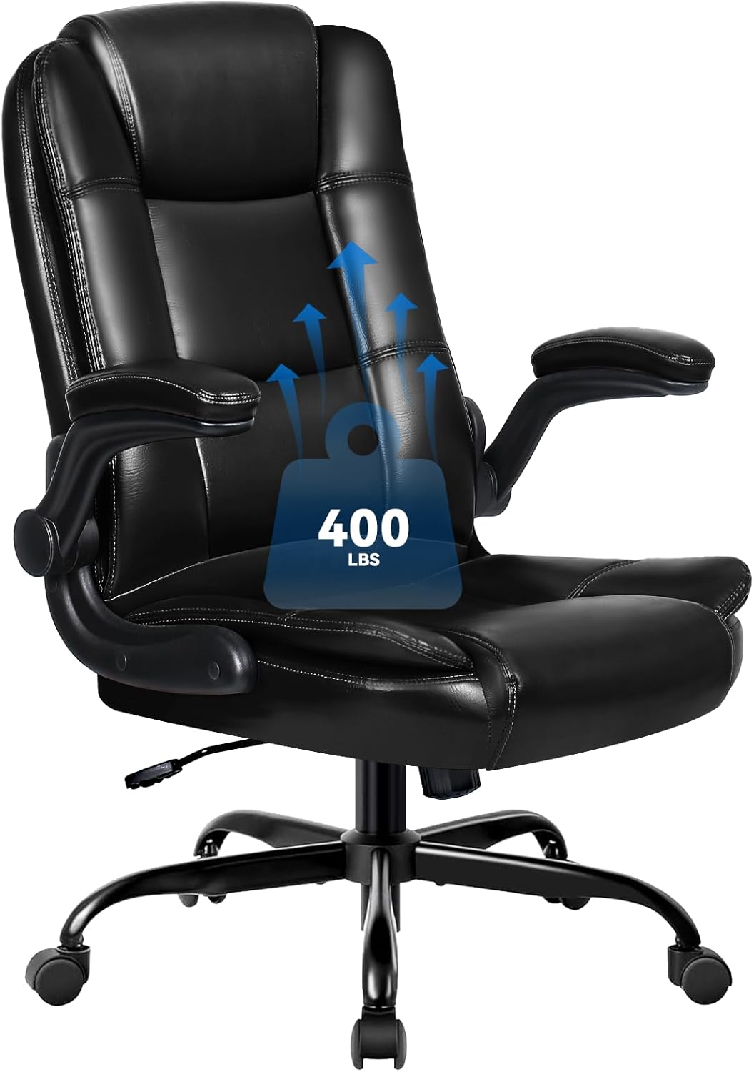 VITESSE Executive Office Chair with Flipup Armrests, Big