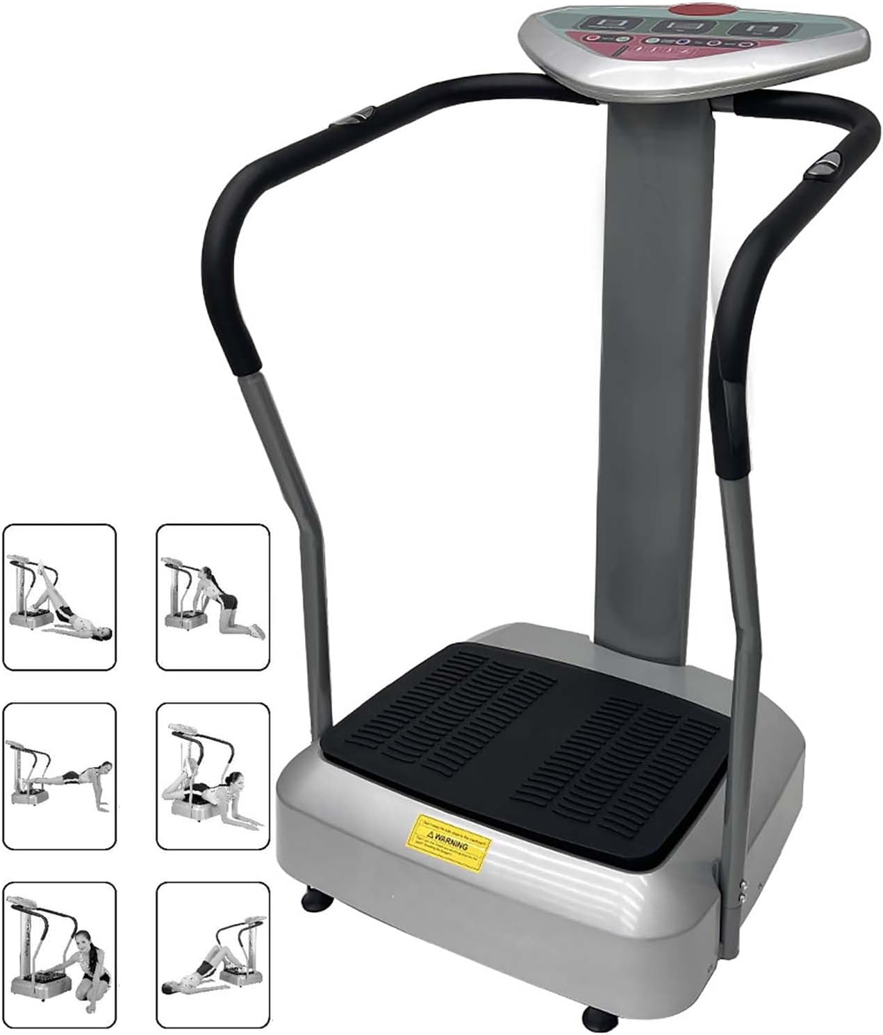Whole Body Vibration Platform Machine, Home Fitness Exercise Platform, 99 Levels Crazy Fit Massager for Weight Loss & Muscle Toning, Home Gym Fitness Equipment