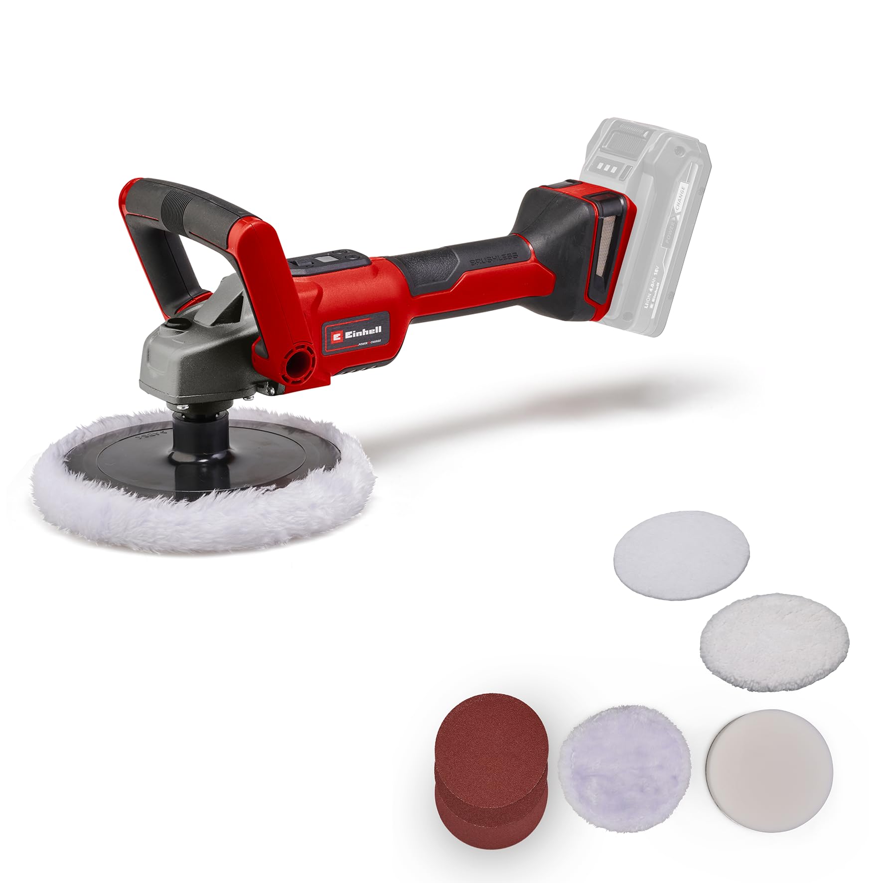 Einhell Akku-Polier- / Schleifmaschine CE-CP 18/180 Li E-Solo