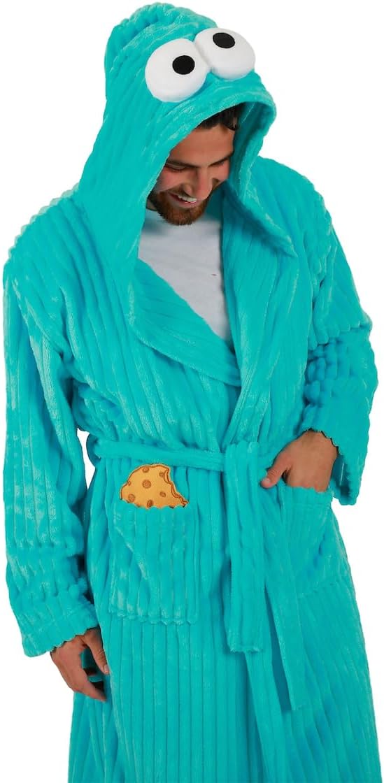 Bioworld Sesame Street Cookie Monster Hooded Robe