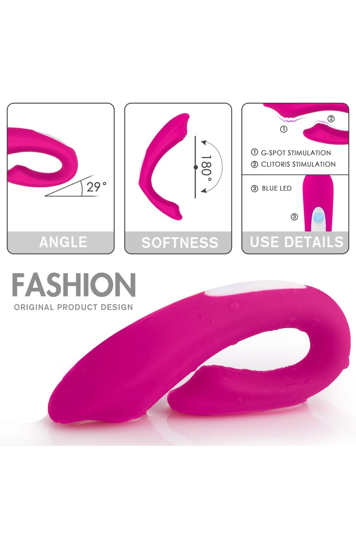 Sens Erotik Shop Manyetik Şarjlı, Su Geçirmez,2 Motorlu, Aynı Anda G Nokta  ve Klitoris Uyarıcı, İlişki Sırasında Kullanılabilir Çiftlere Özel  Titreşimli Uzaktan Kumandalı 2in1 Vibratör Couple Sex Toys : Amazon.com.tr:  Sağlık ve