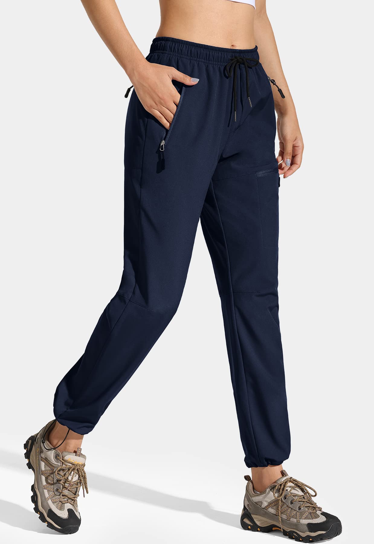 MOCOLY Pantaloni Trekking Donna Pantaloni Sci Invernali Impermeabili Felpati Termici Softshell Pantaloni Tuta Larghi Pantaloni Sportivi da Cargo per Montagna e Sport Outdoor Lavoro