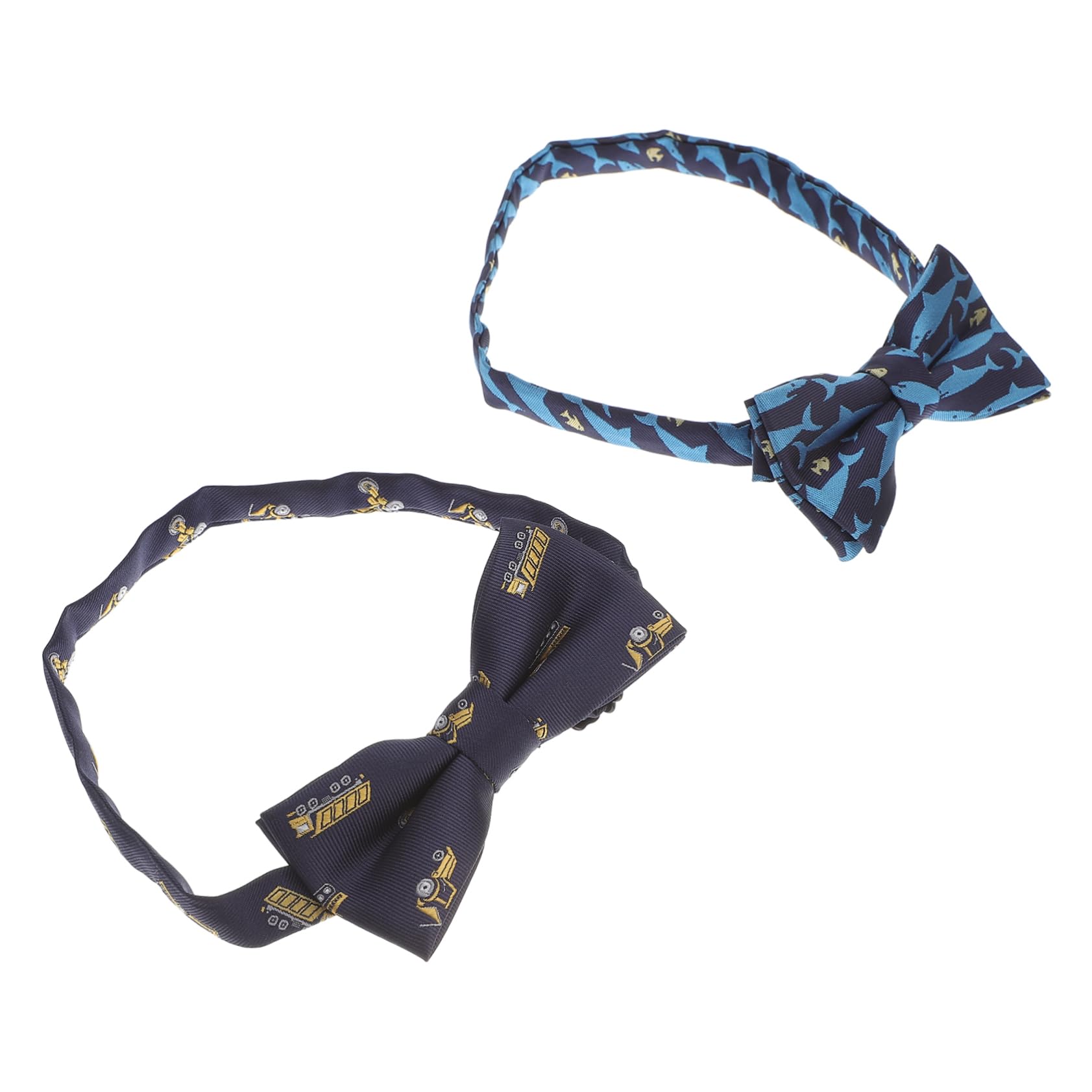 TENDYCOCO Bow Tie Accessories for Children 2pcs Boys and Girls Bow Ties Pre-tied Bow Ties for Boys Boys Clothing Accessory