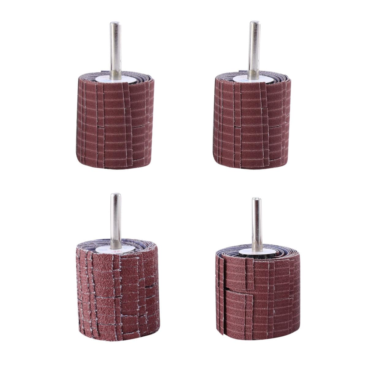 Ruedas de lijado abrasivas de vástago 6mm para taladro herramientas de carpintería 8