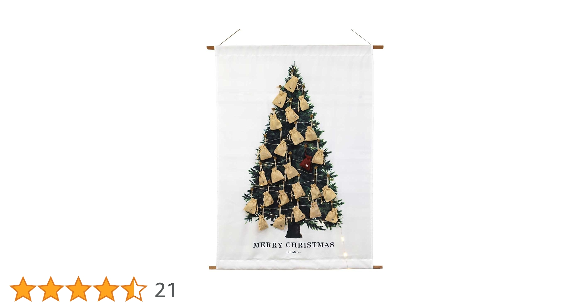 クリスマス　アドベントカレンダー　タペストリー　クリスマスツリー　オーナメント Amazon.co.jp: クリスマス アドベントカレンダー アドベント