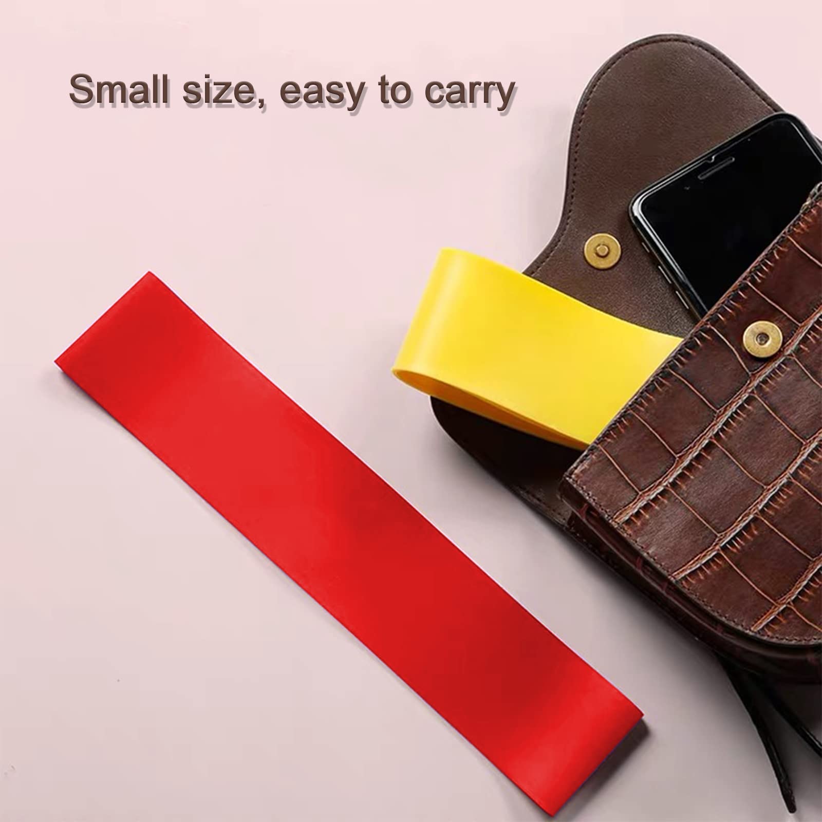 Ceinture De Tension Avec 5 Bandes élastiques Fitness – 5 Niveaux De Force (10-45 Lbs) – Multicolore, Sac De Transport Inclus