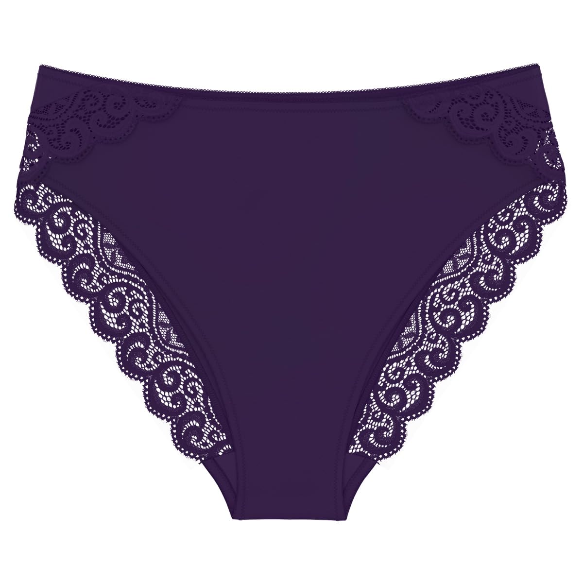 Triumph Women's Amourette Tai Briefs, Royal Purple, 14