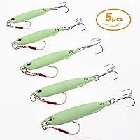 Vista 10 de Fishing Jigs Metal Fishing Spoons Lures, Blade Bait Spinner Long Casting Jigging Spoon Lure Vertical Hard VIB Swimbait for Walleye Bass Trout