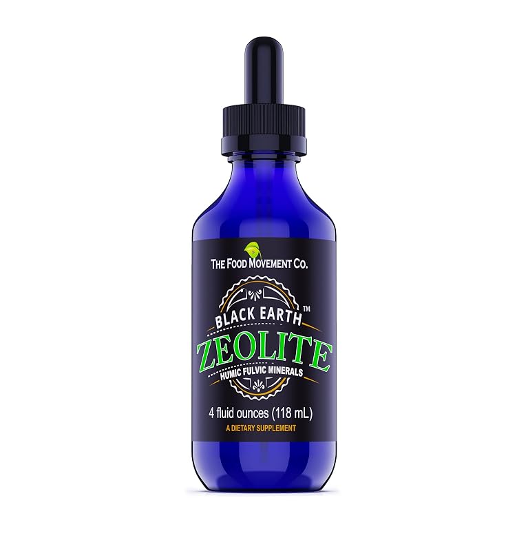 THE FOOD MOVEMENT CO — Suplemento de minerais traço líquido com zeólita (clinoptilolita), ácidos húmicos e fúlvicos — 120 mL