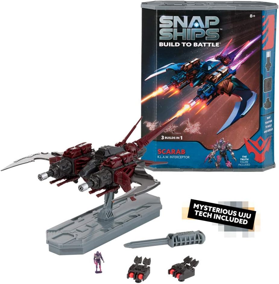 Scarab K.L.A.W. Interceptor - Construction Toy for Custom Building and Battle Play - Ages 8+