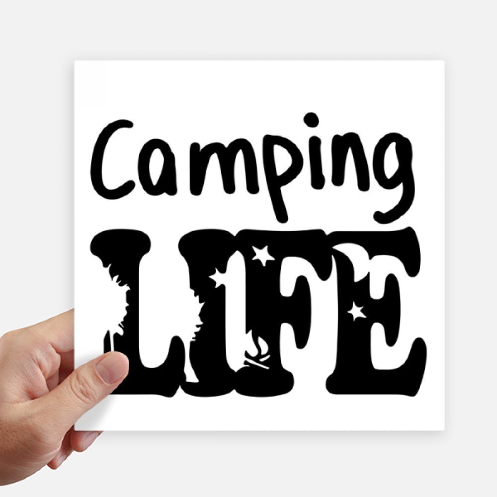 Pegatinas de pared de camping para renovar maletas desgastadas