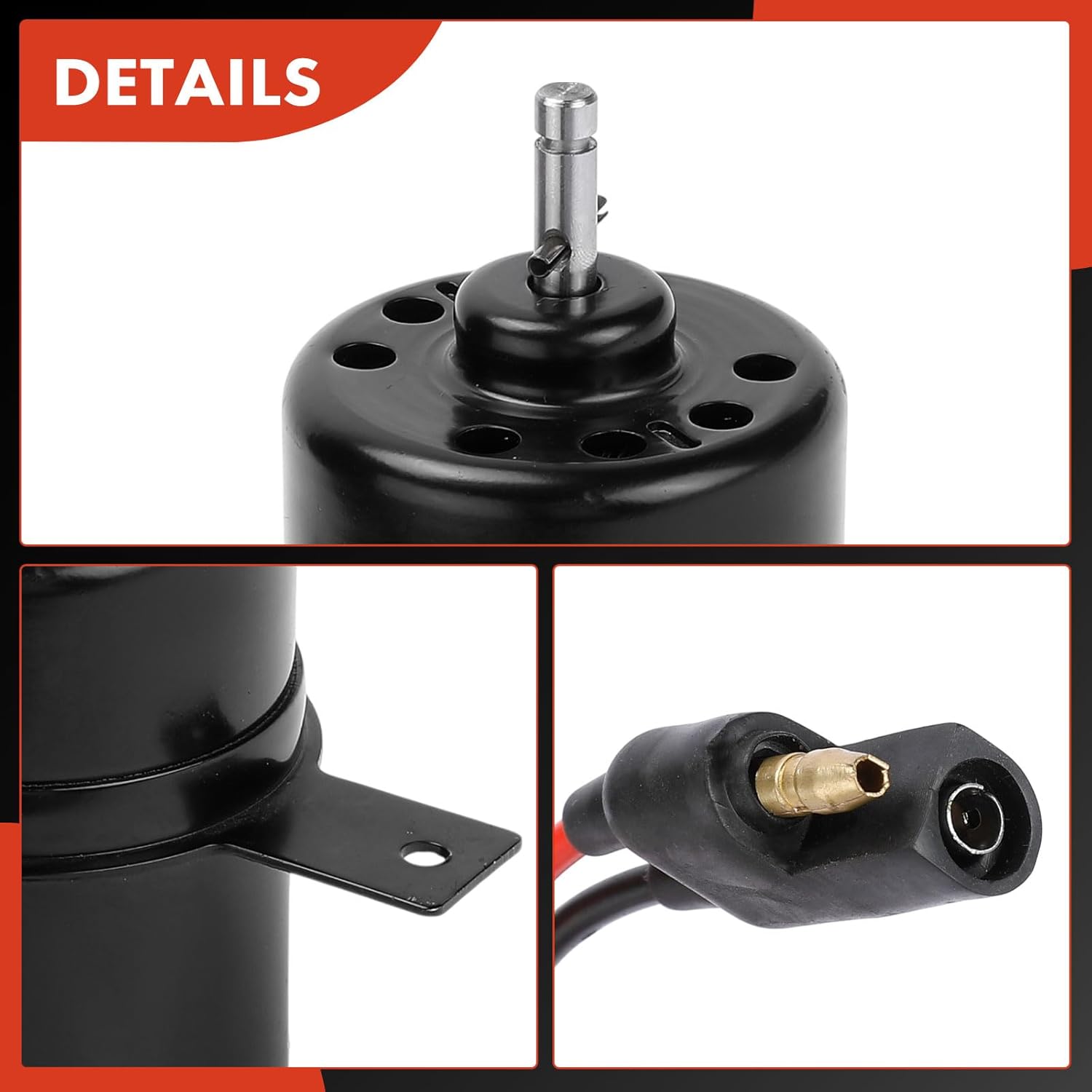 A-Premium Radiator Fan Motor Compatible with Dodge Grand Caravan/Caravan 1988-1989, Mini Ram 1988, Shadow 1987-1989 & Plymouth Grand Voyager Voyager 1988-1989, Sundance 1987-1989