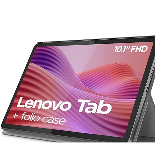 Lenovo Tab 10.1インチ FHD 4GB+64GB クリアケース付き Lenovo Tab Android Tablet | 10.1 inch Full HD Display | MediaTek