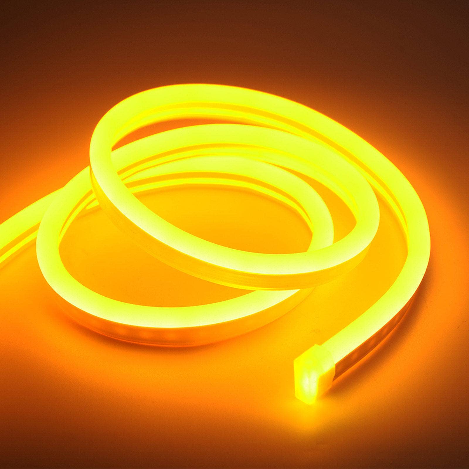 Striscia di Luce al Neon in Silicone da 5 m con Striscia Luminosa a LED per Illuminazione Striscia Luminosa Flessibile per Interni ed Esterni, Impermeabile e tagliabile,E