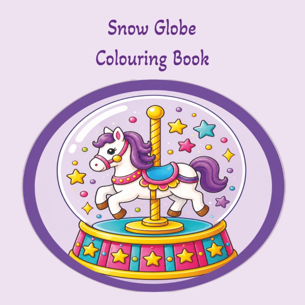 Magical Snow Globe Colouring Books