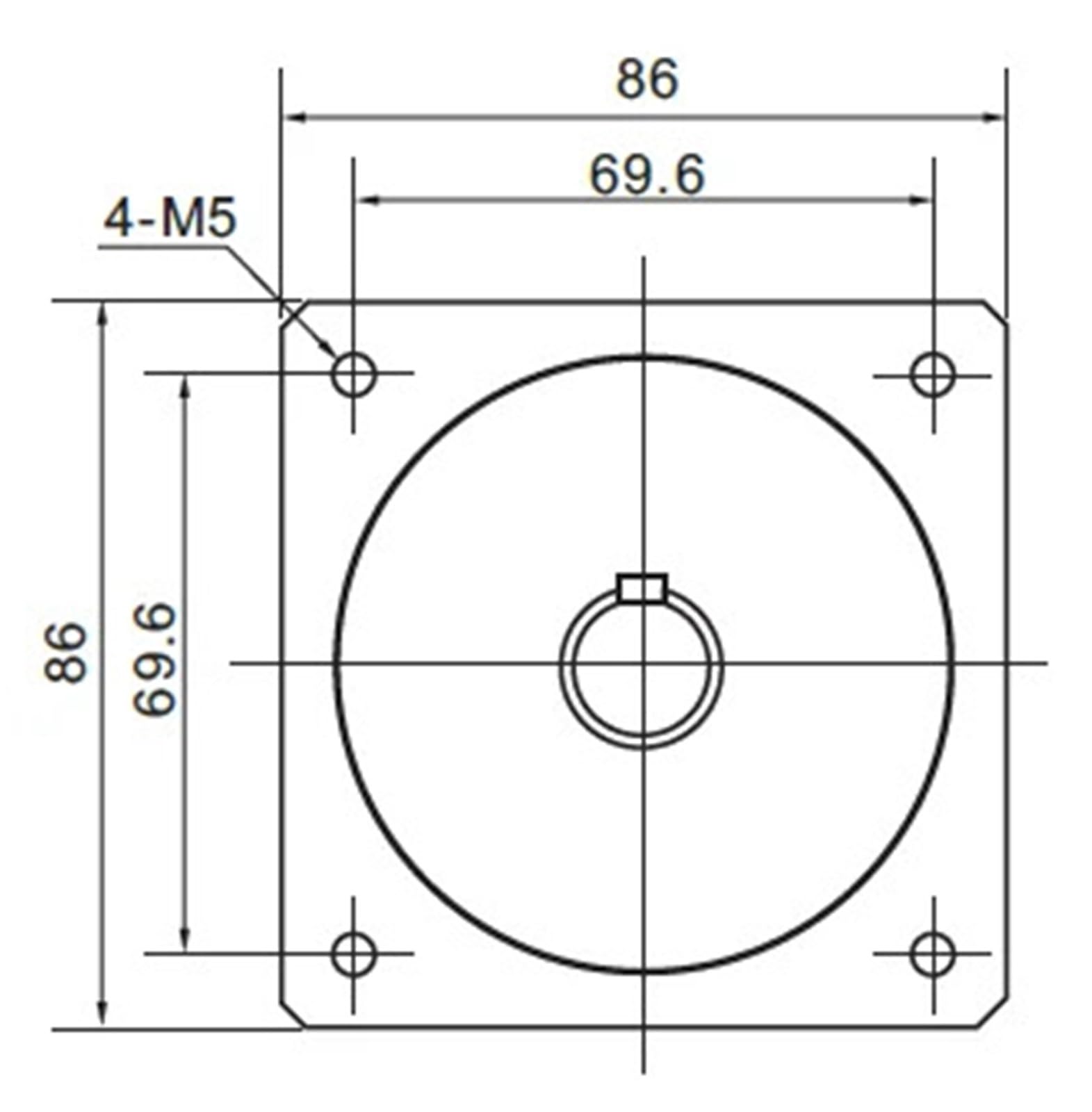 NEMA silnik krokowy 86 mm, 3 Nm, przekładnia planetarna, przełożenie 4:1/5:1/10:1/16:1/20:1/40:1/50:1/100:1(Ratio 25 do 1)