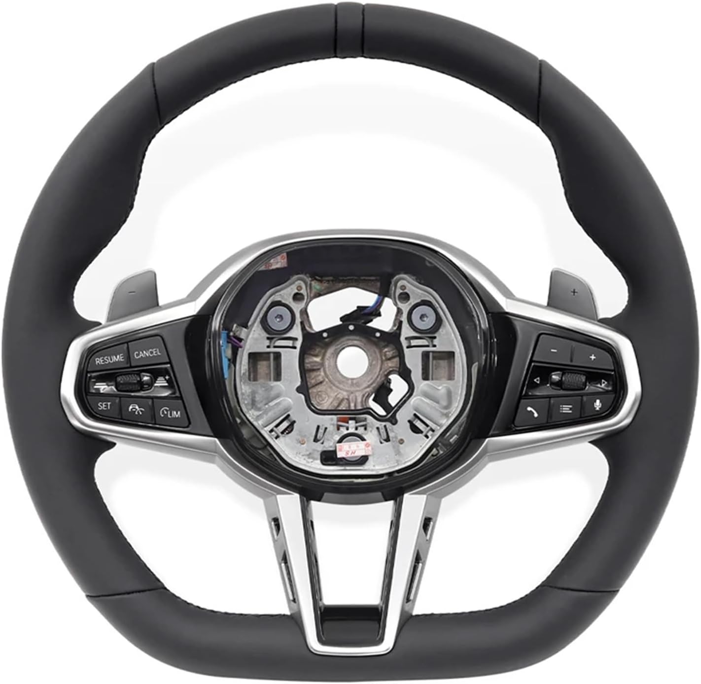 Upgraded Leather Car Steering Wheel Compatible With BMW 3 4 5 Series G01 G02 G05 G20 G21 G80 G81 G22 G23 G26 G30 G32 G87 Accessories(Style 07)