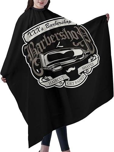 Miniatura 2 de Capa de peluquería personalizada capa de peluquería para hombre añade tu foto texto logotipo capa de peluquería personalizada para hombre capa de