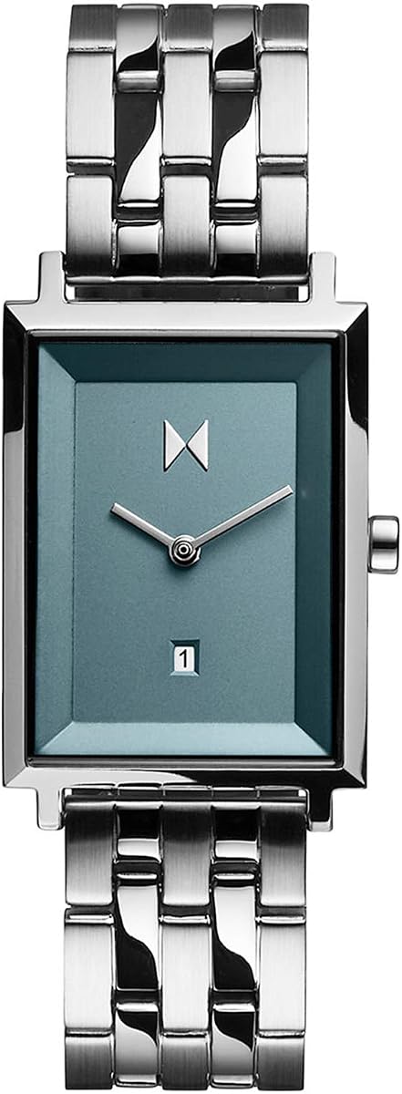 Relojes Signature Square para mujer - Minimalista Premium - Analógico, Resistencia al agua 5 ATM/50 metros - Correa intercambiable - 24 mm