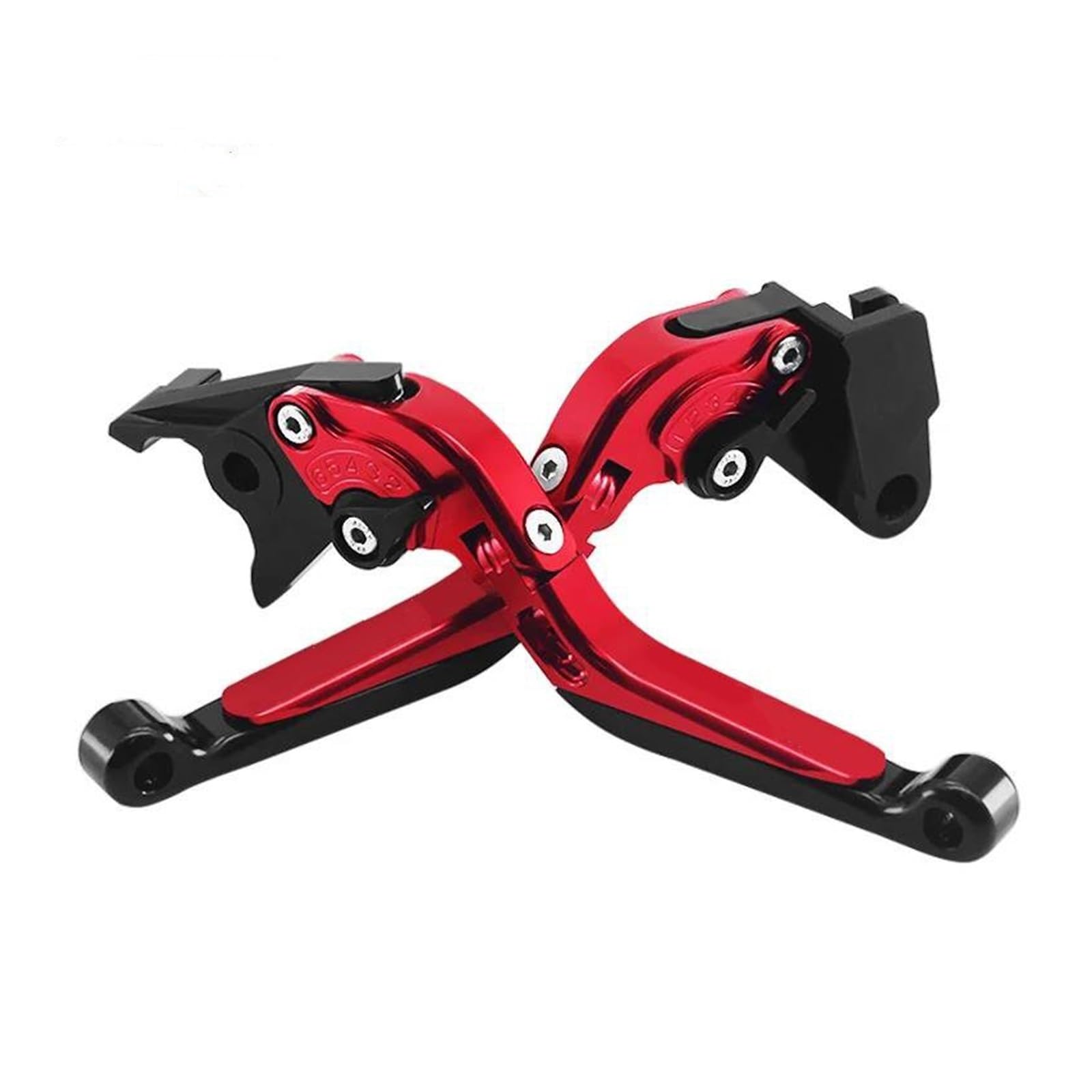 USQBUZHHK Brake Clutch Lever Motorcycle Brake Clutch Levers Handle Adjustable Extendable for Techmax TMAX500 TMAX 530 TMAX560 Tmax530 Dx Sx Tmax560(RED)