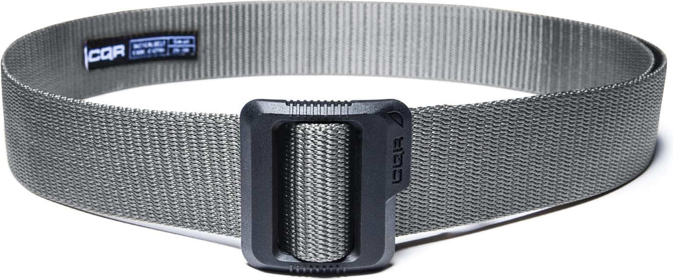 CQR Tactical Belt, Military Style Heavy Duty Belt, Webbing EDC Quick-Release Buckle - Image 6