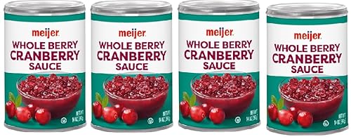 Canned Whole Berry Cranberry Sauce (Pack Of 4 Cans)14 oz.