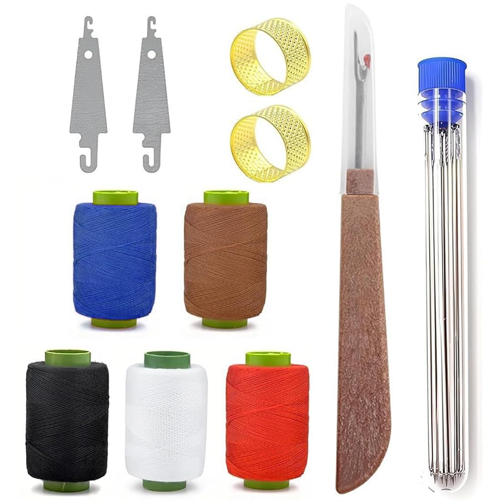 HASTHIP® 36PCS Steel Needles Set Sewing Tool Kit, Threader, Ripper, Thimble