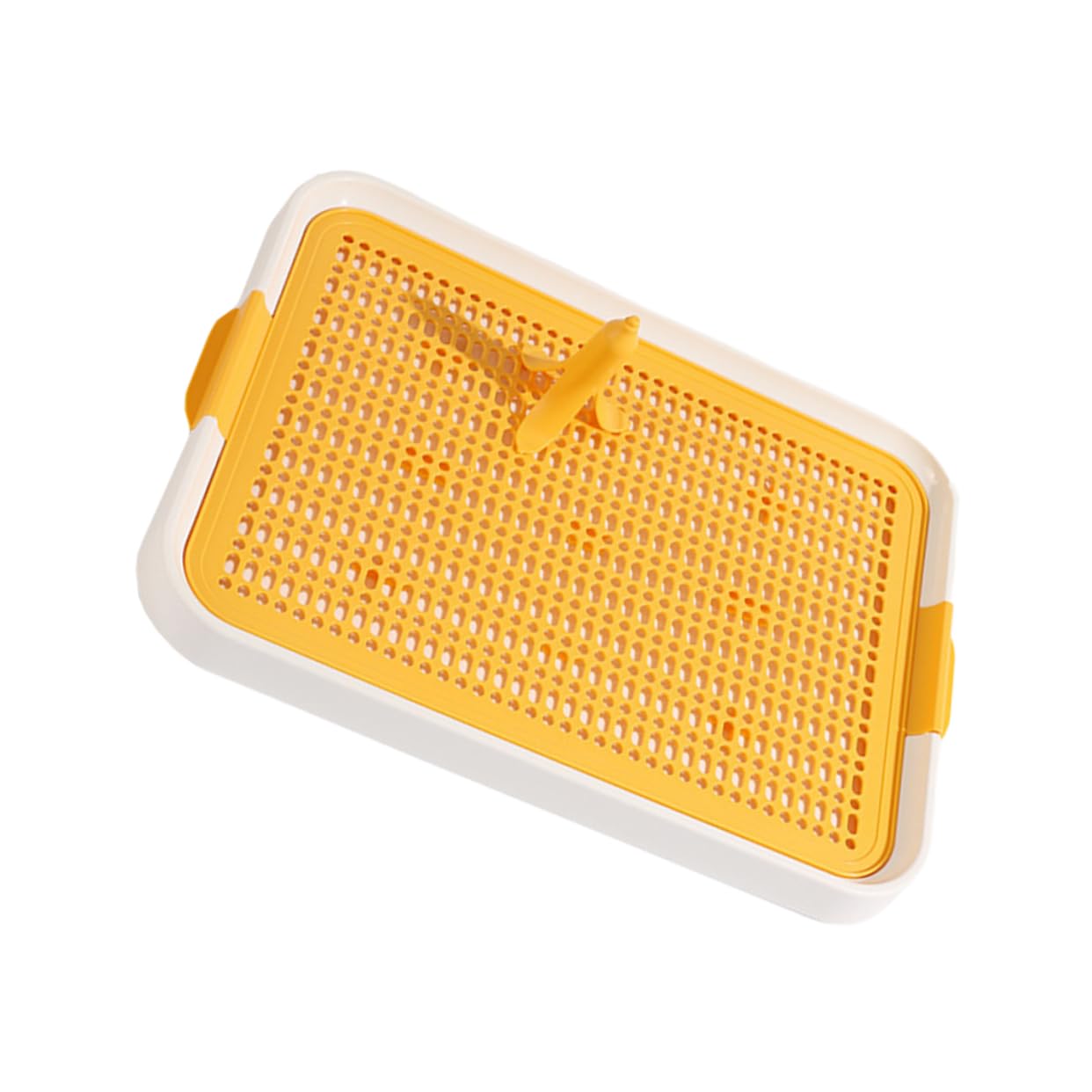 BESPORTBLE Portable Dog Toilet Pee Pad Holder for Indoor Potty Training Plastic Puppy Urine Tray for Household Pet Supply