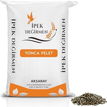 İpek Değirmen Yonca Pelet, 1 Kg, Besleyici Saf