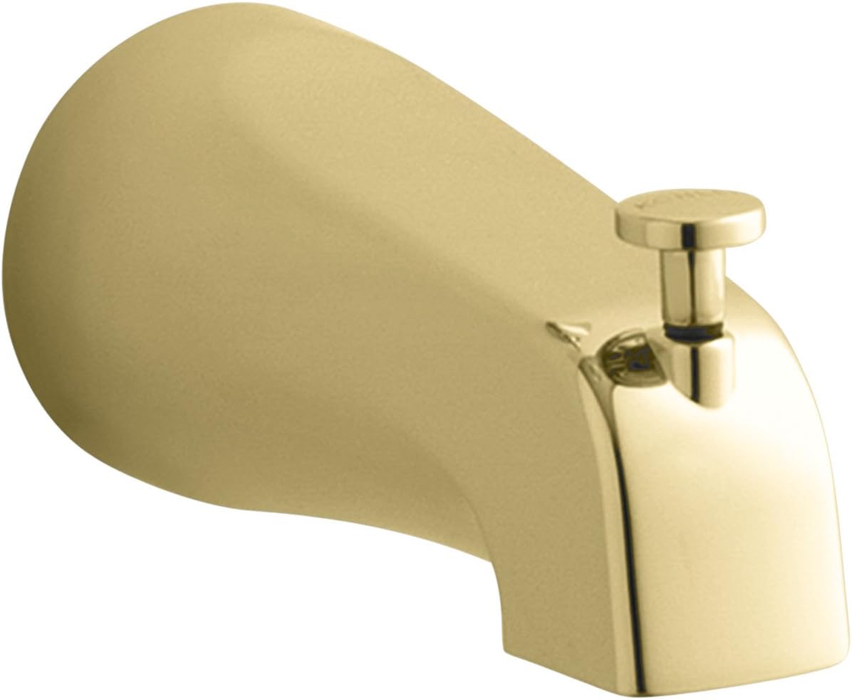 KohlerK-15136-PB Coralais Diverter Bath Spout, Vibrant Polished Brass
